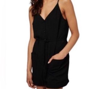Topshop Button Up Romper Sz10